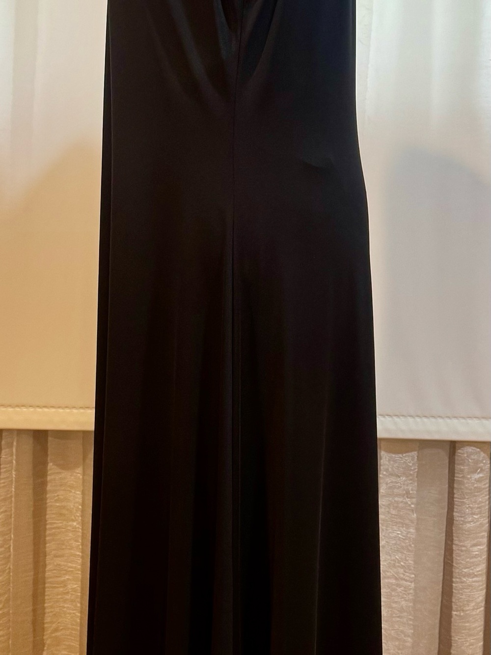 Theory Black Sleeveless Maxi Dress, Elegant style, size L - Picture 8 of 16